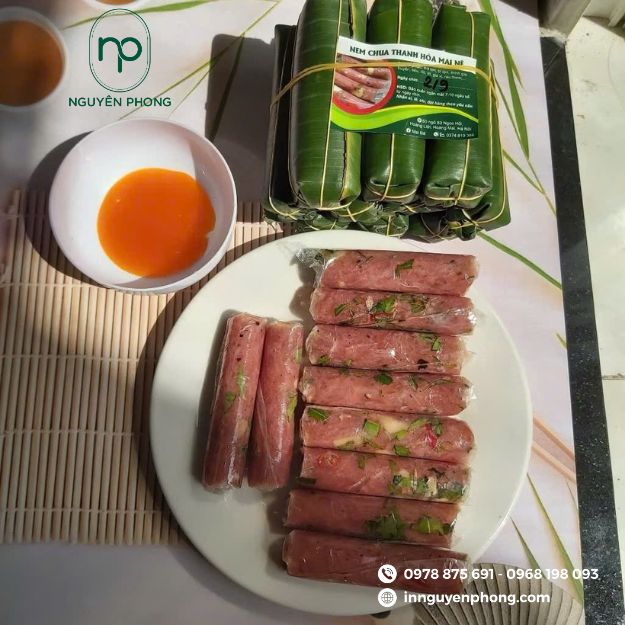 in tem dán nem chua giúp đảm bảo uy tín